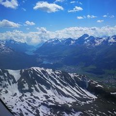 Verortung via Georeferenzierung der Kamera: Aufgenommen in der Nähe von Maloja, Schweiz in 3300 Meter